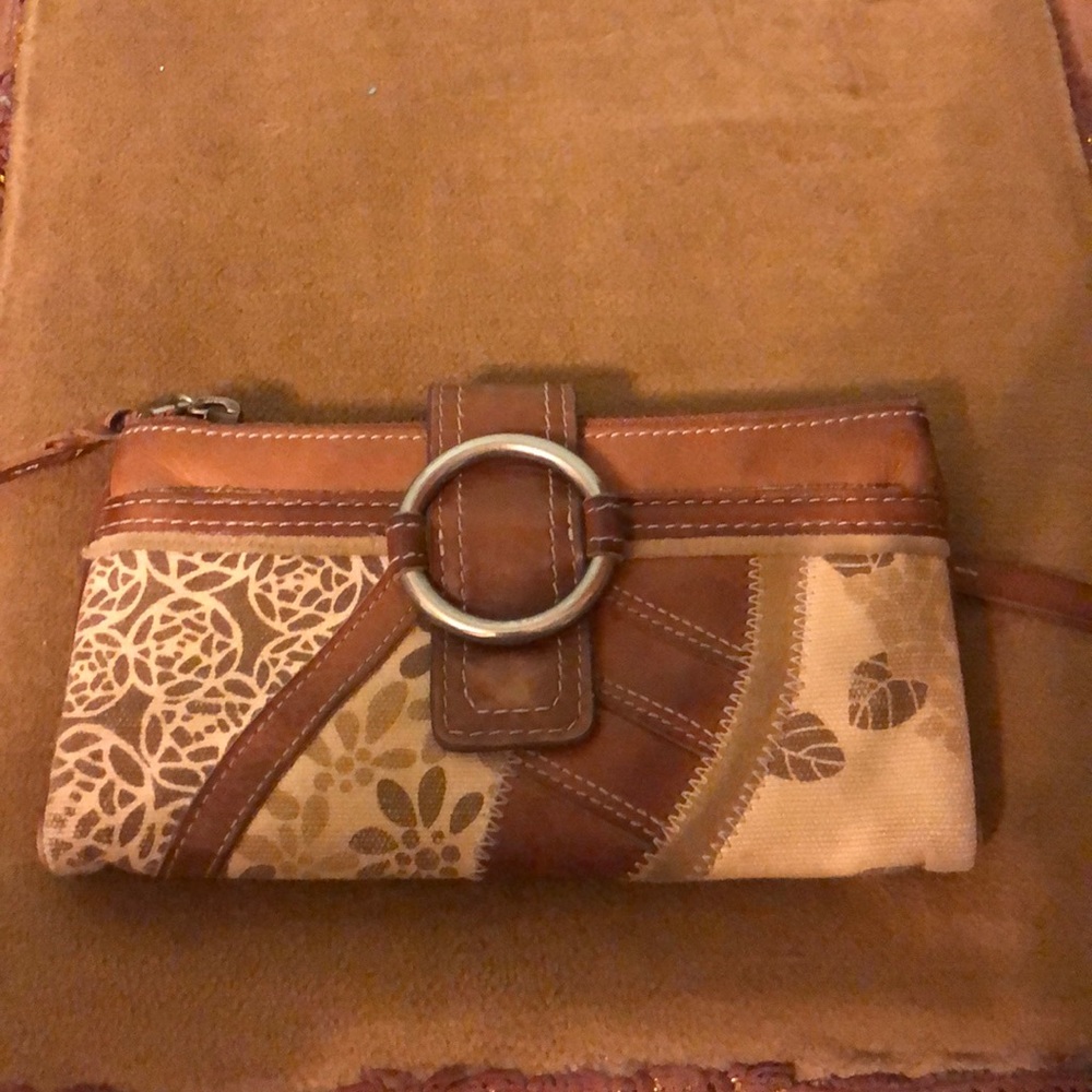 Brown fossil wallet